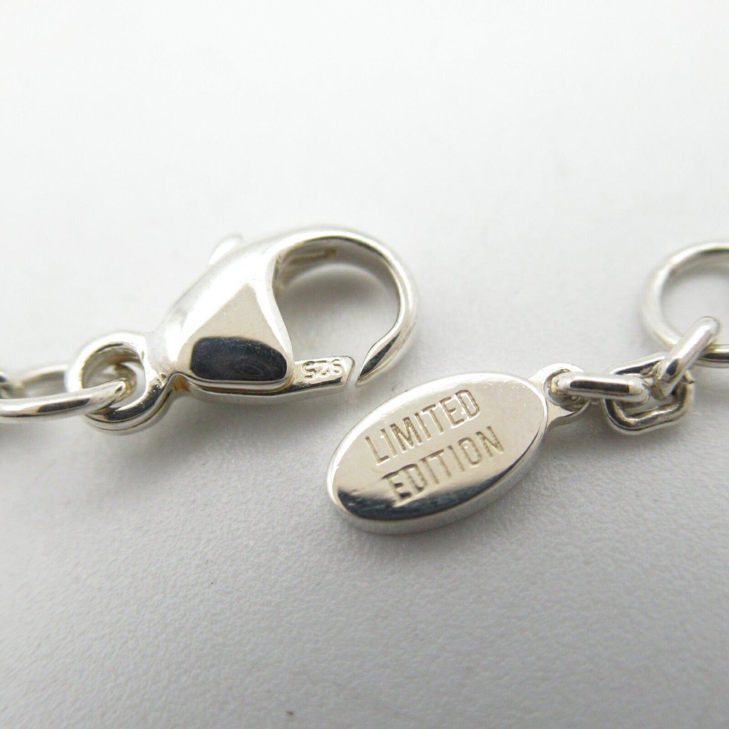 Louis Vuitton Silver 925 Lockit Learn Necklace