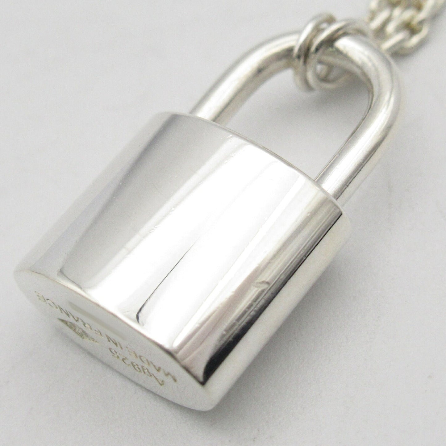 Louis Vuitton Silver 925 Lockit Learn Necklace