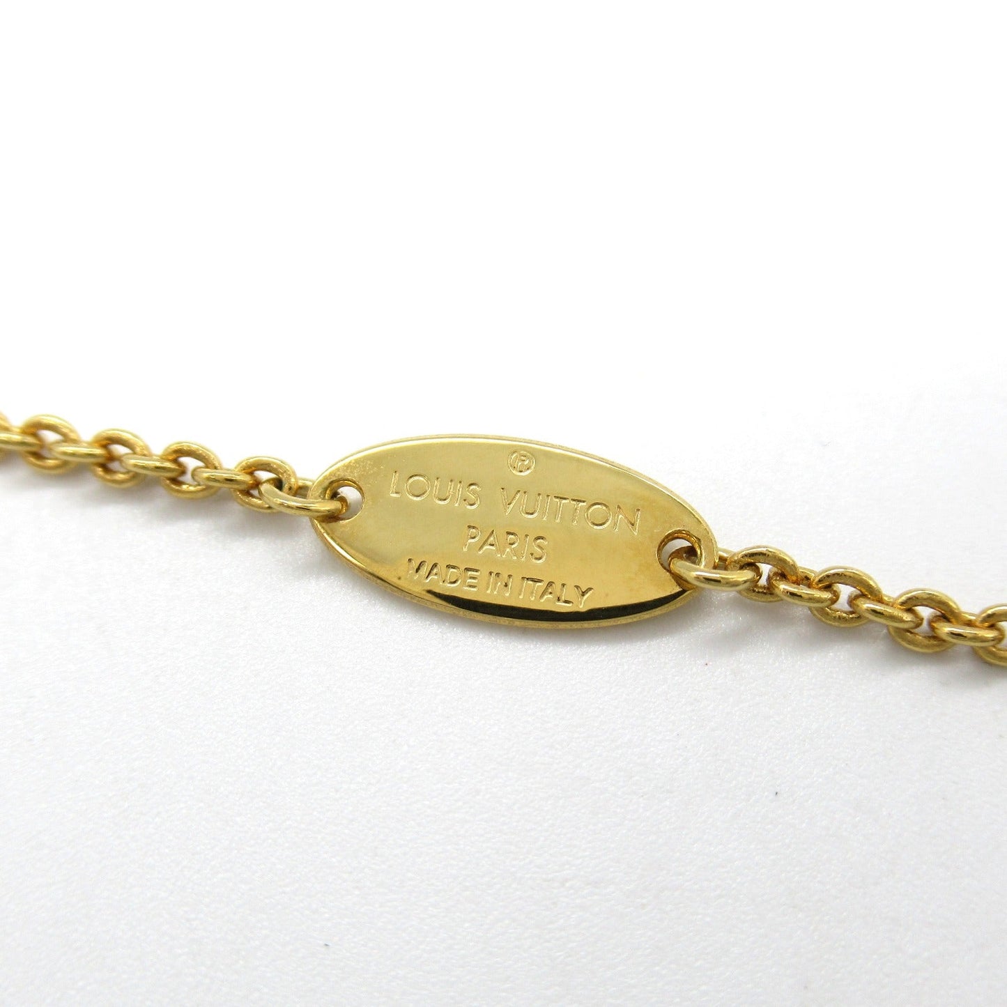 Louis Vuitton Gold Plated Flower Necklace M00980