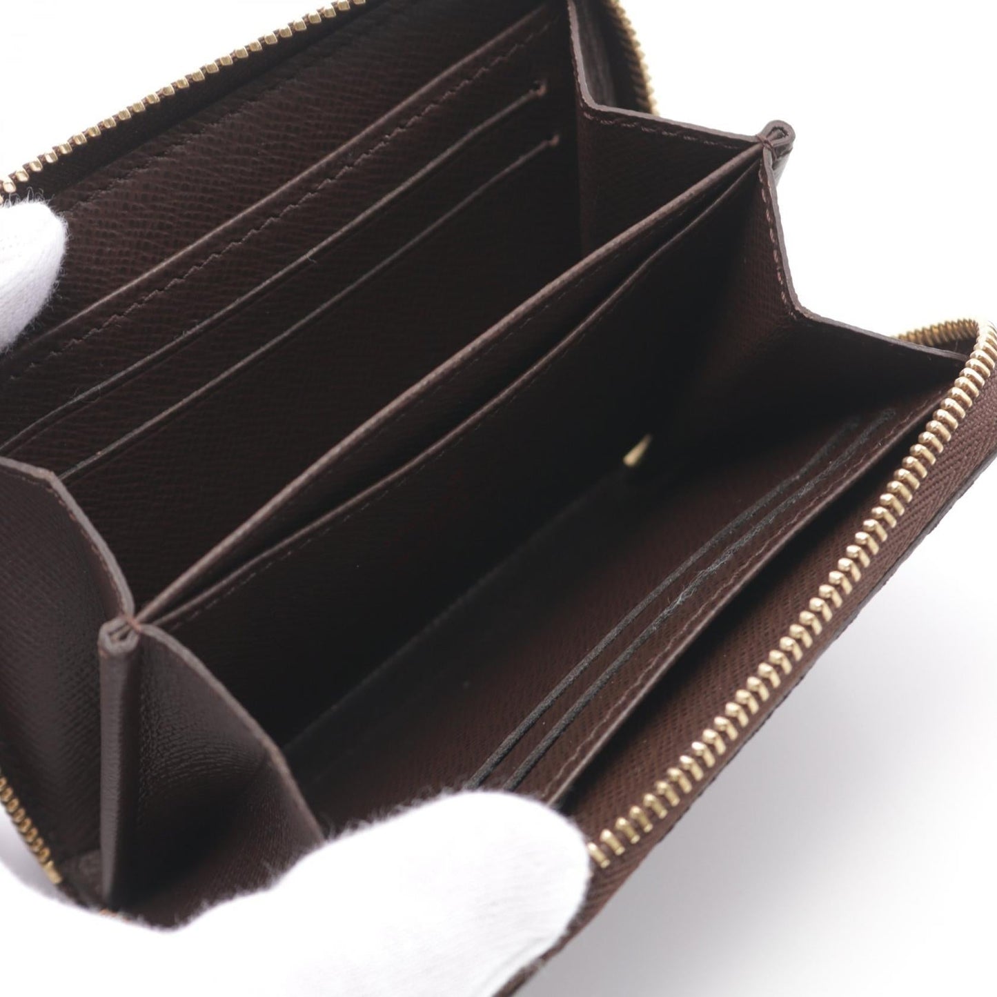 Louis Vuitton Zippy Coin Purse Wallet Brown N63070