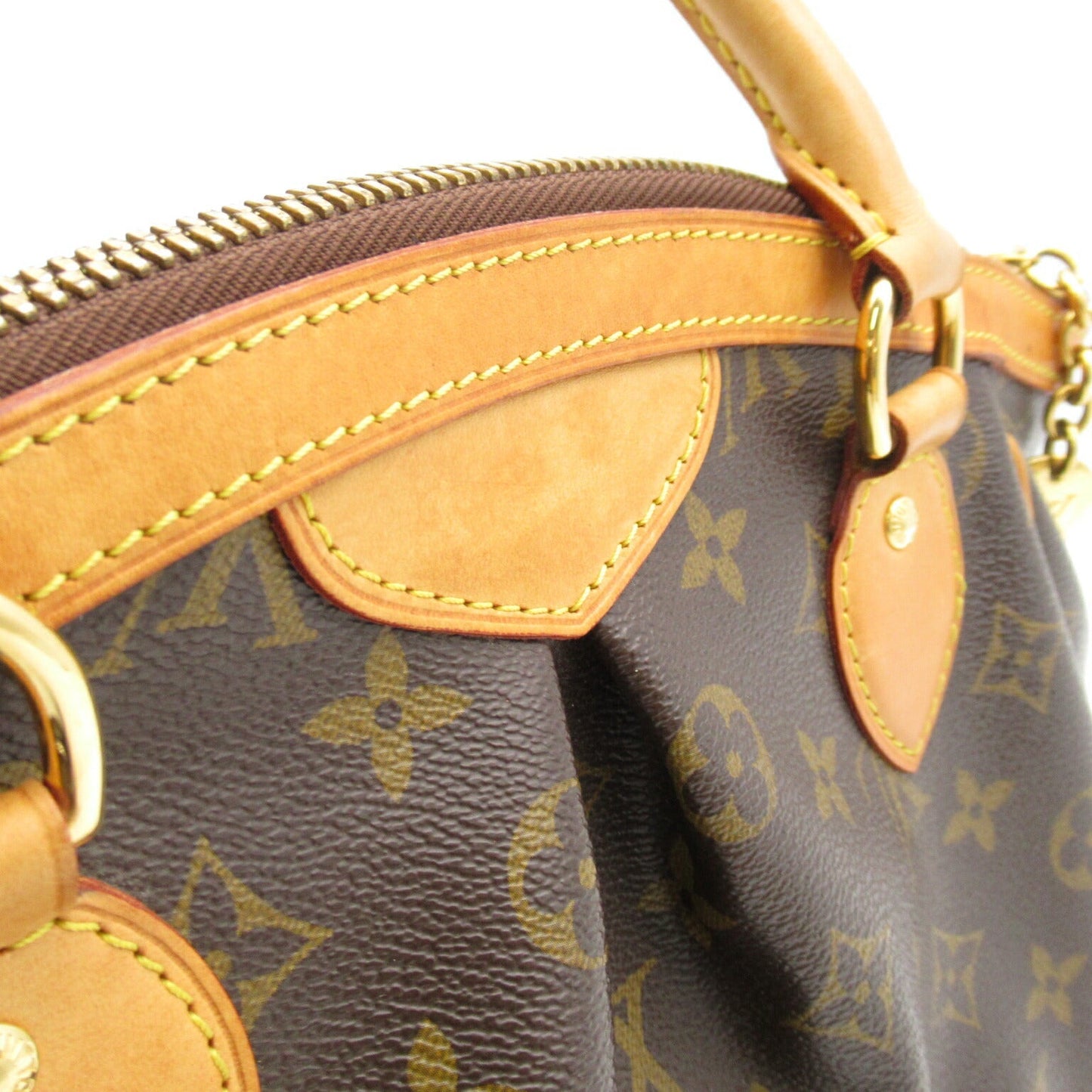 Louis Vuitton Tivoli PM Handbag Brown M40143