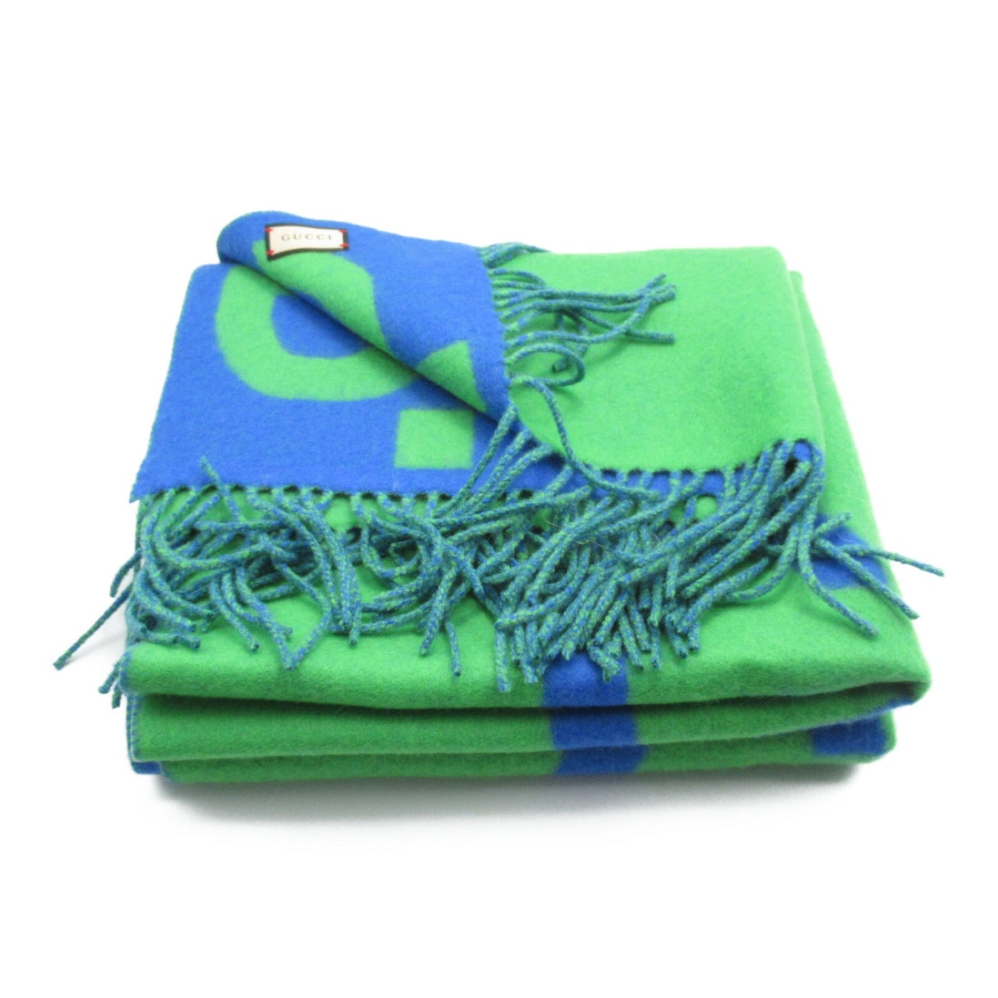 Luxury Gucci Trending 2025 Wool Scarf Green Unisex 7265263GAKN3468