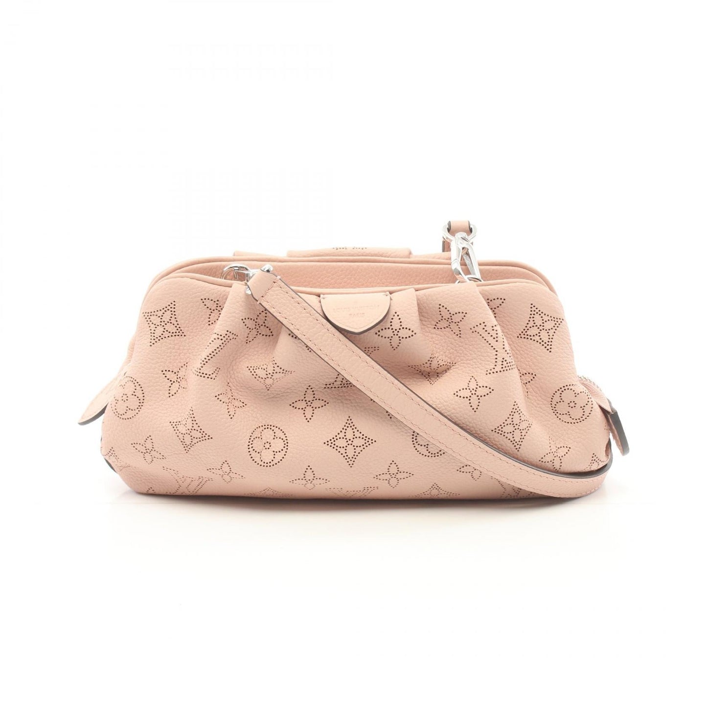 Louis Vuitton Mahina Scala Mini Magnolia Leather Shoulder Bag