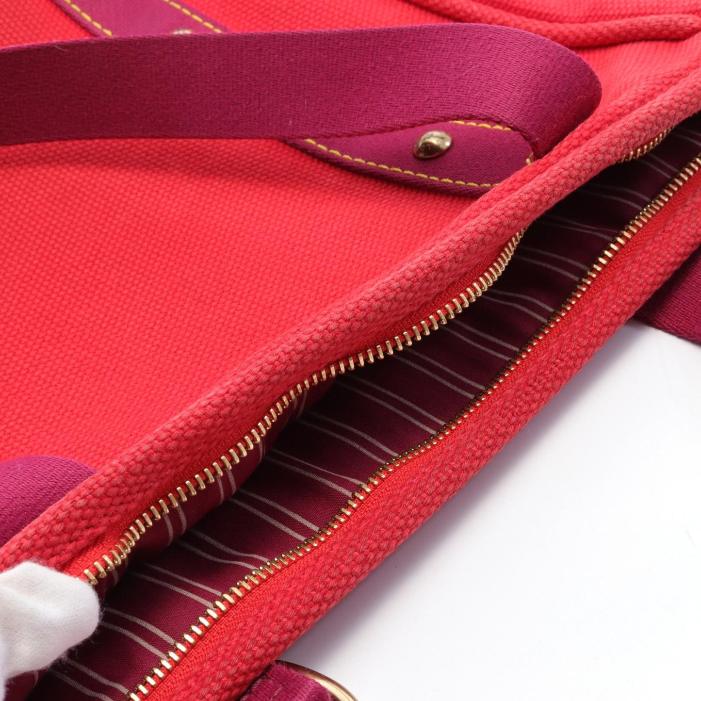 Louis Vuitton Antigua Canvas Cabas MM Tote Bag