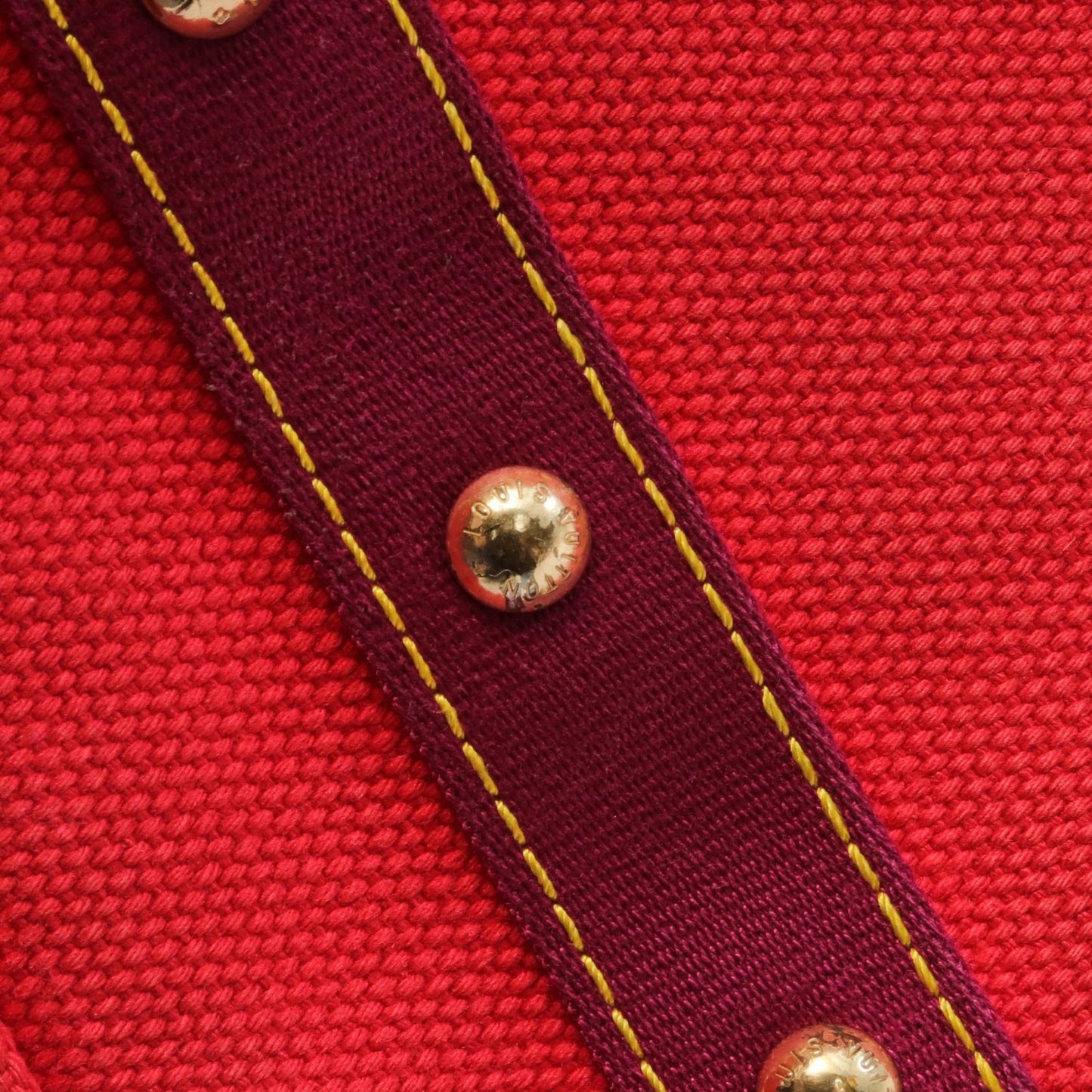 Louis Vuitton Antigua Canvas Cabas MM Tote Bag