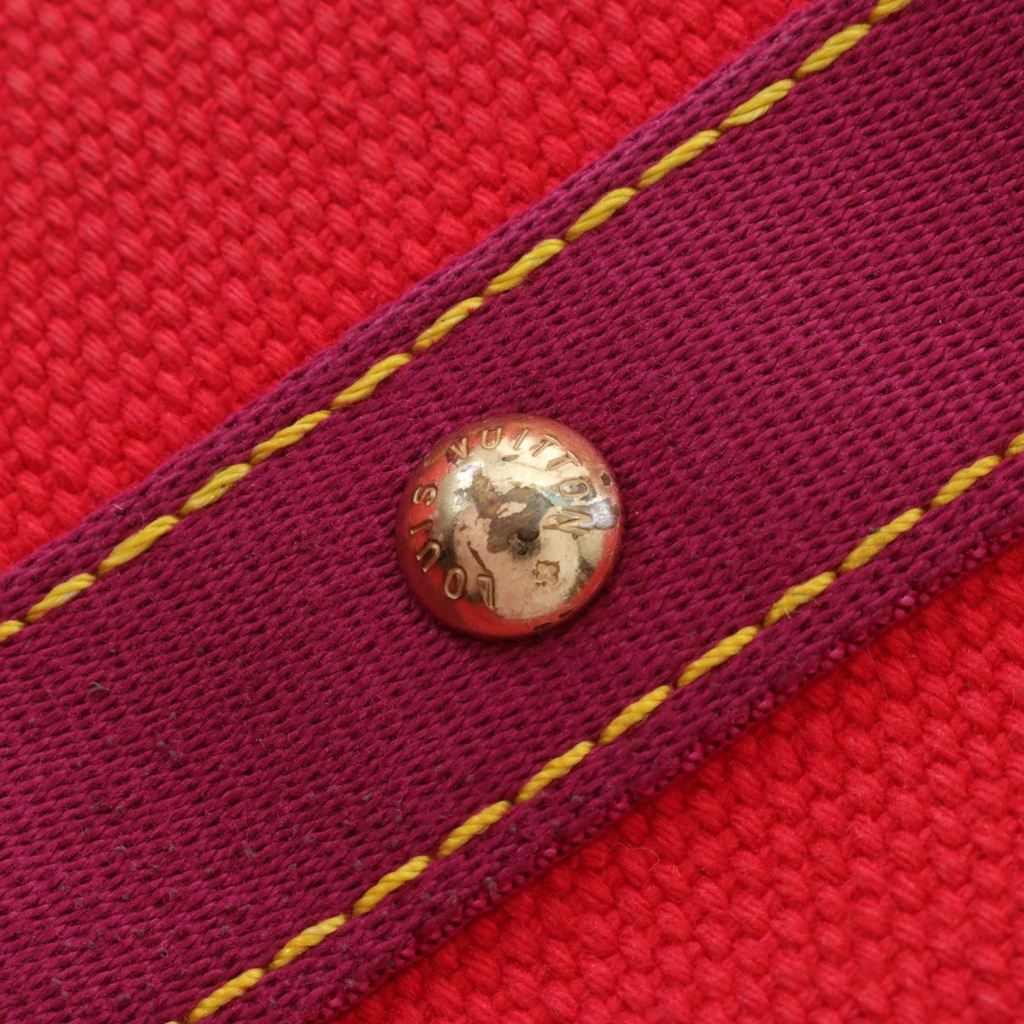 Louis Vuitton Antigua Canvas Cabas MM Tote Bag
