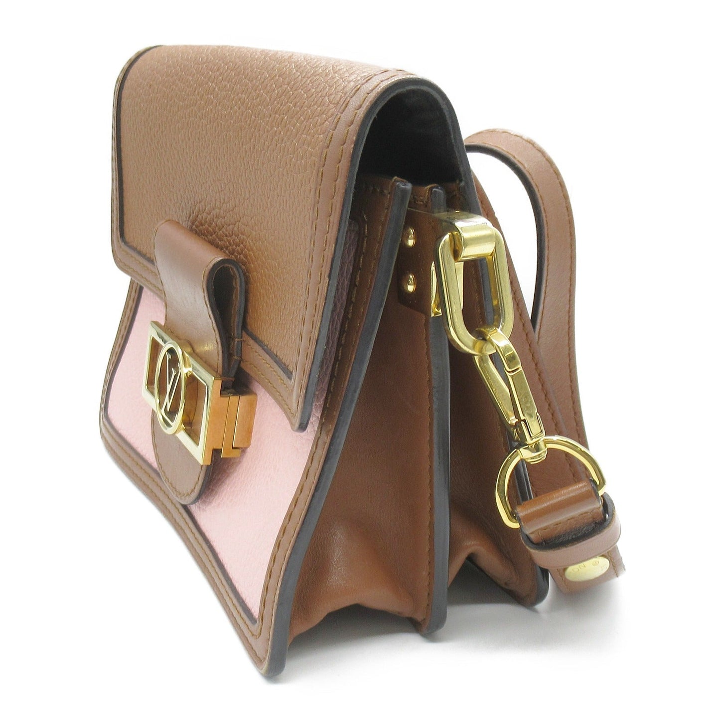 Louis Vuitton Dauphine Mini Leather Shoulder Bag M53805