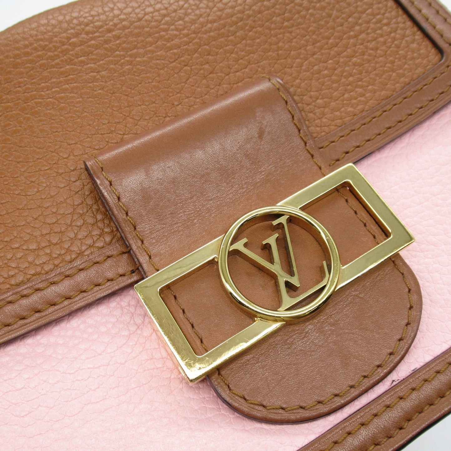 Louis Vuitton Dauphine Mini Leather Shoulder Bag M53805