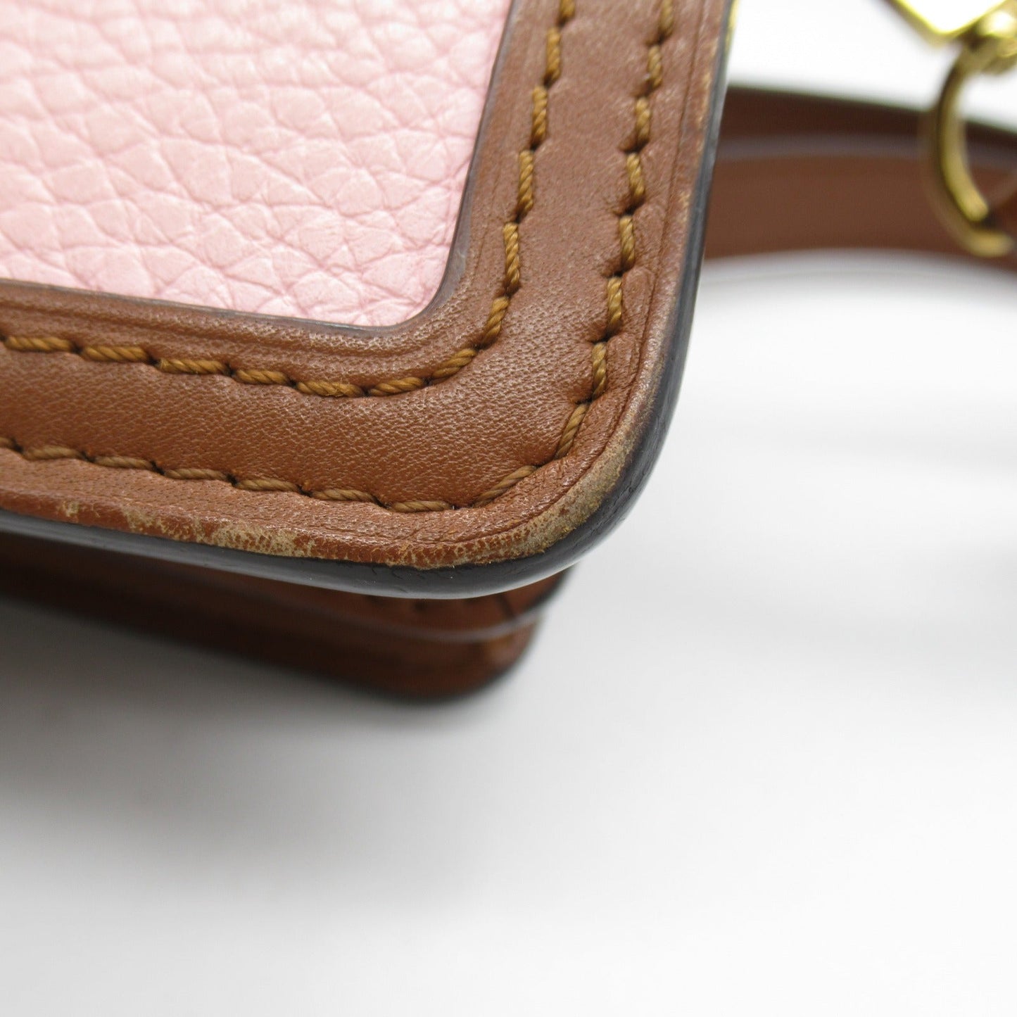 Louis Vuitton Dauphine Mini Leather Shoulder Bag M53805