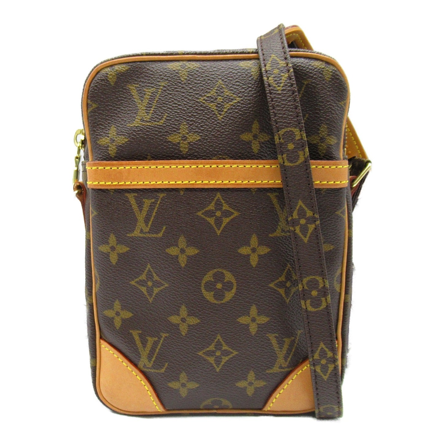 Louis Vuitton Danube Shoulder Bag Monogram Brown
