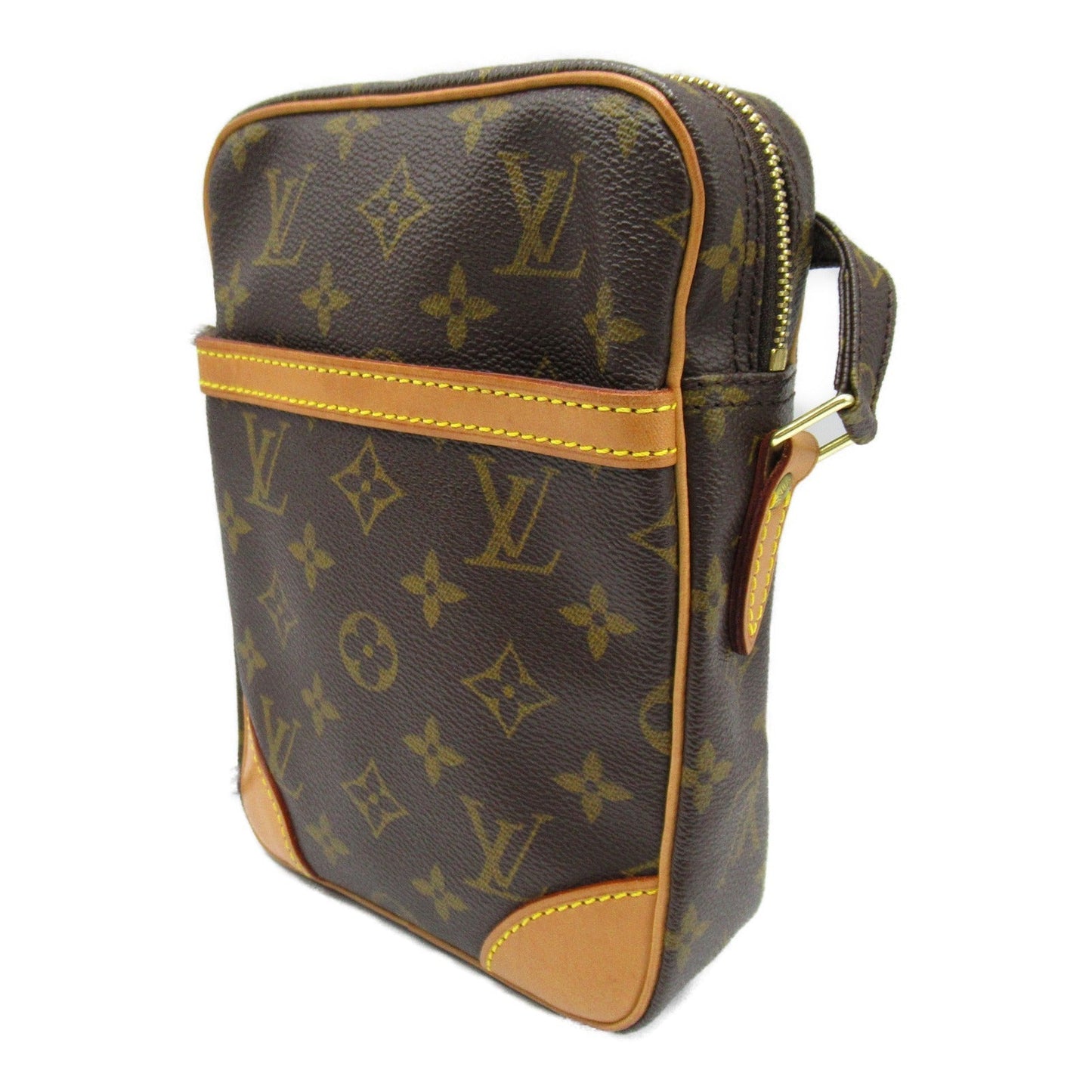 Louis Vuitton Danube Shoulder Bag Monogram Brown
