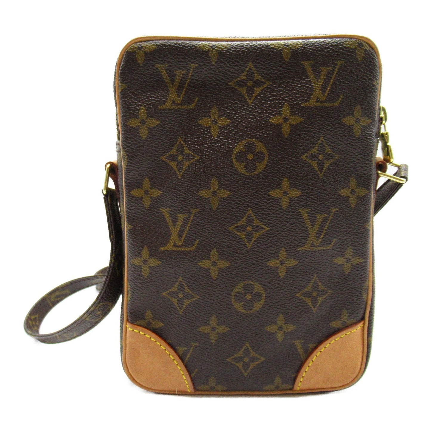 Louis Vuitton Danube Shoulder Bag Monogram Brown