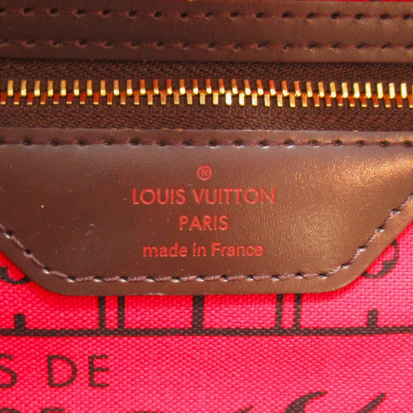 Louis Vuitton Neverfull Tote Bag Brown N51109