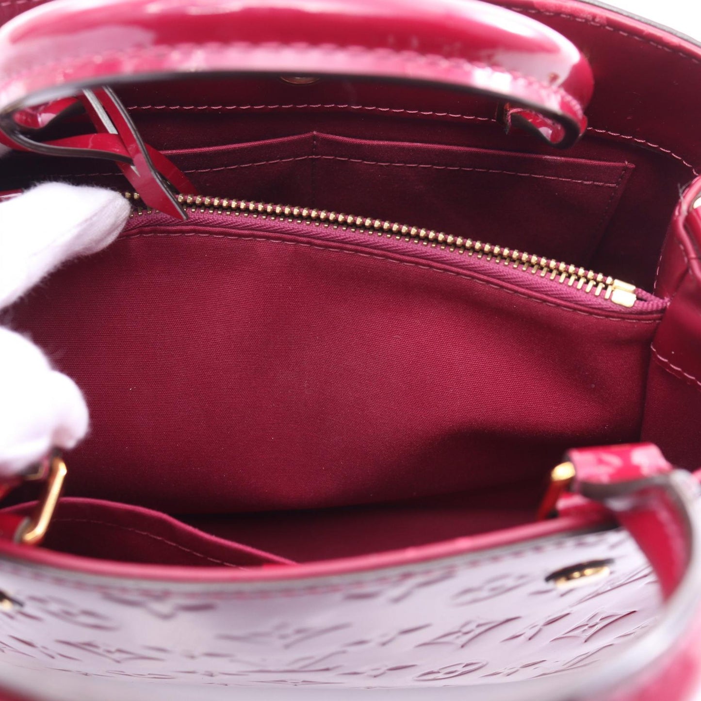 Louis Vuitton Vernis Leather Montaigne BB Handbag