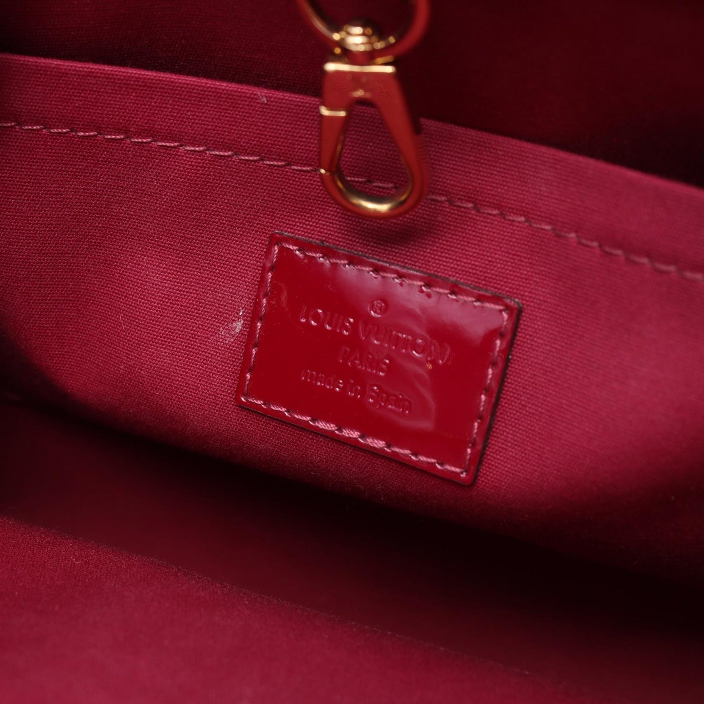 Louis Vuitton Vernis Leather Montaigne BB Handbag