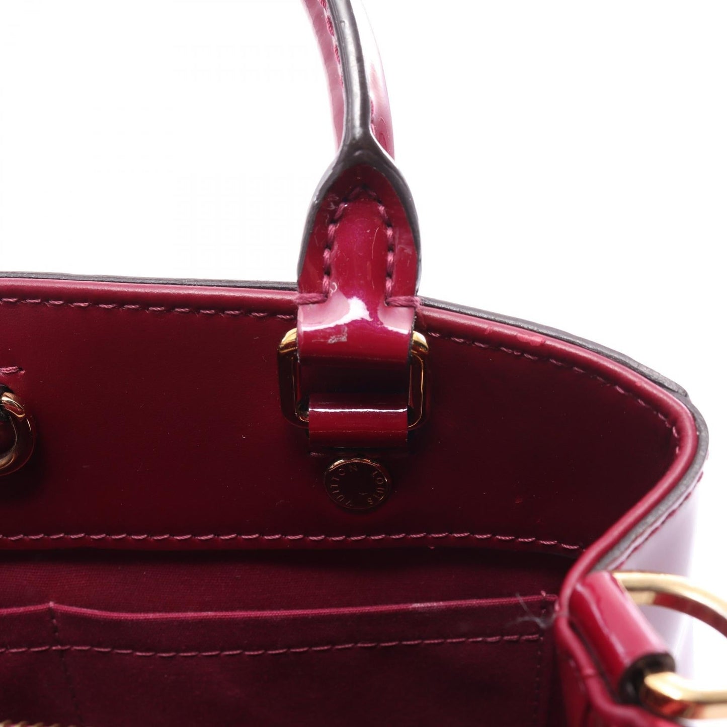 Louis Vuitton Vernis Leather Montaigne BB Handbag