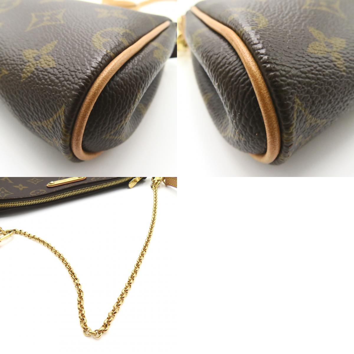 Louis Vuitton Eva Shoulder Bag Monogram Brown