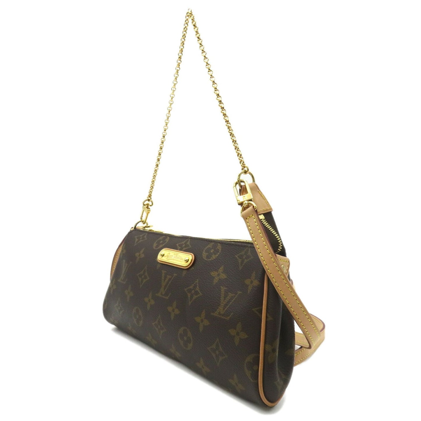 Louis Vuitton Eva Shoulder Bag Monogram Brown