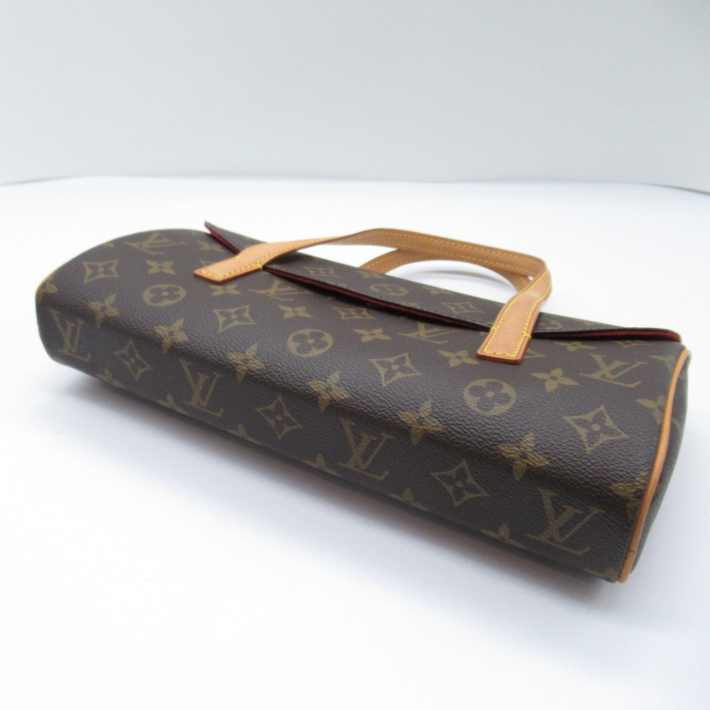 Louis Vuitton Sonatine Handbag Monogram Brown
