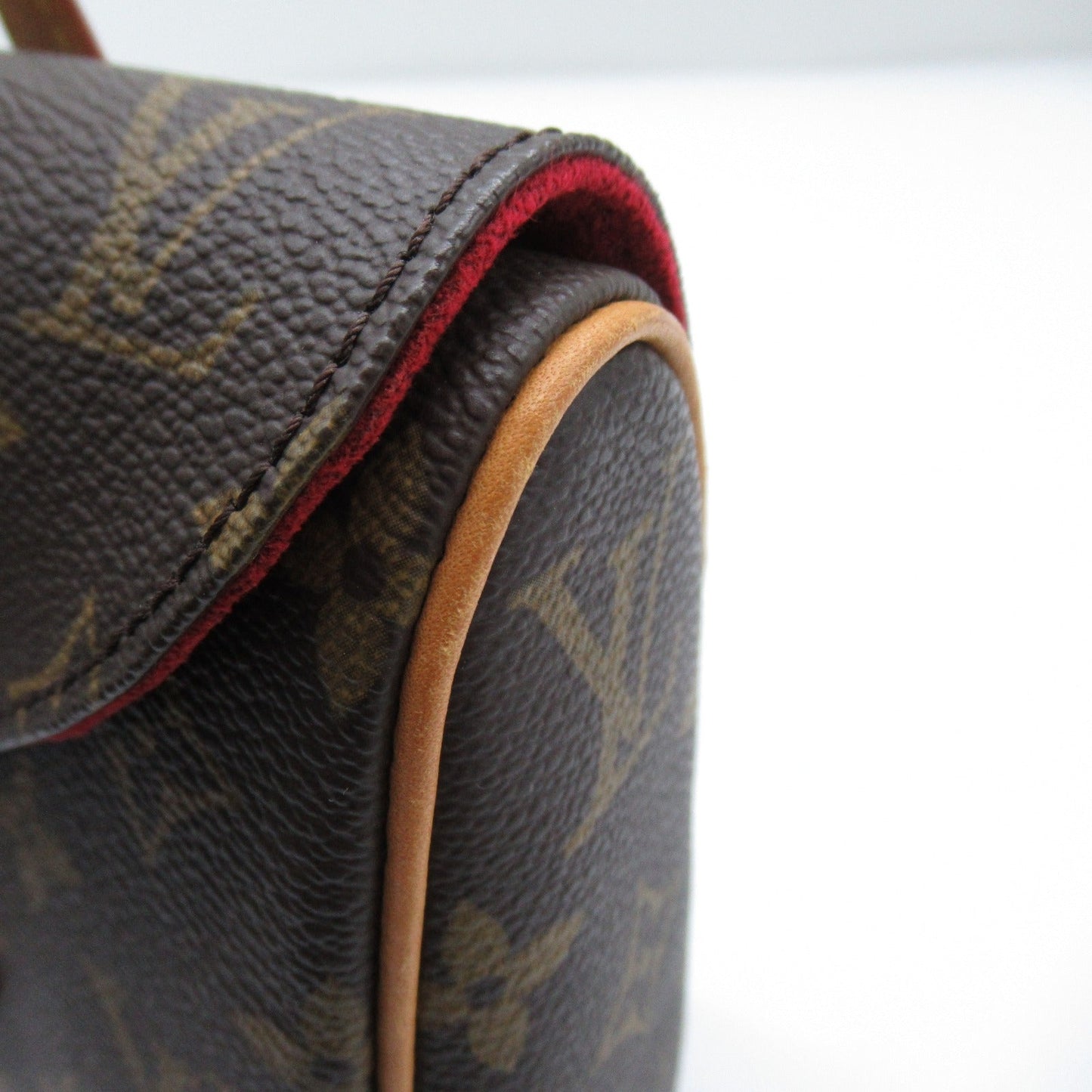 Louis Vuitton Sonatine Handbag Monogram Brown