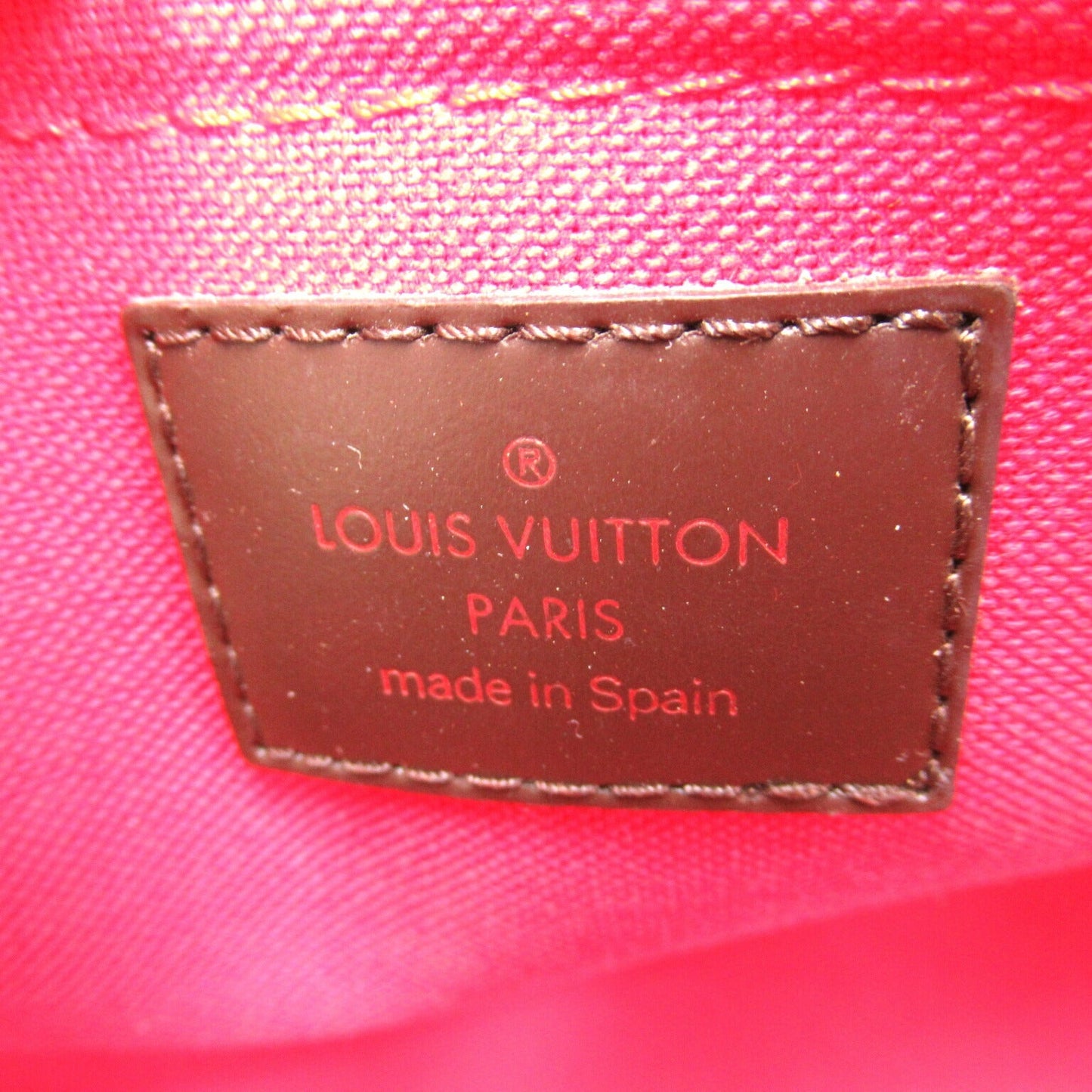 Louis Vuitton Damier Ribera MM Handbag Brown