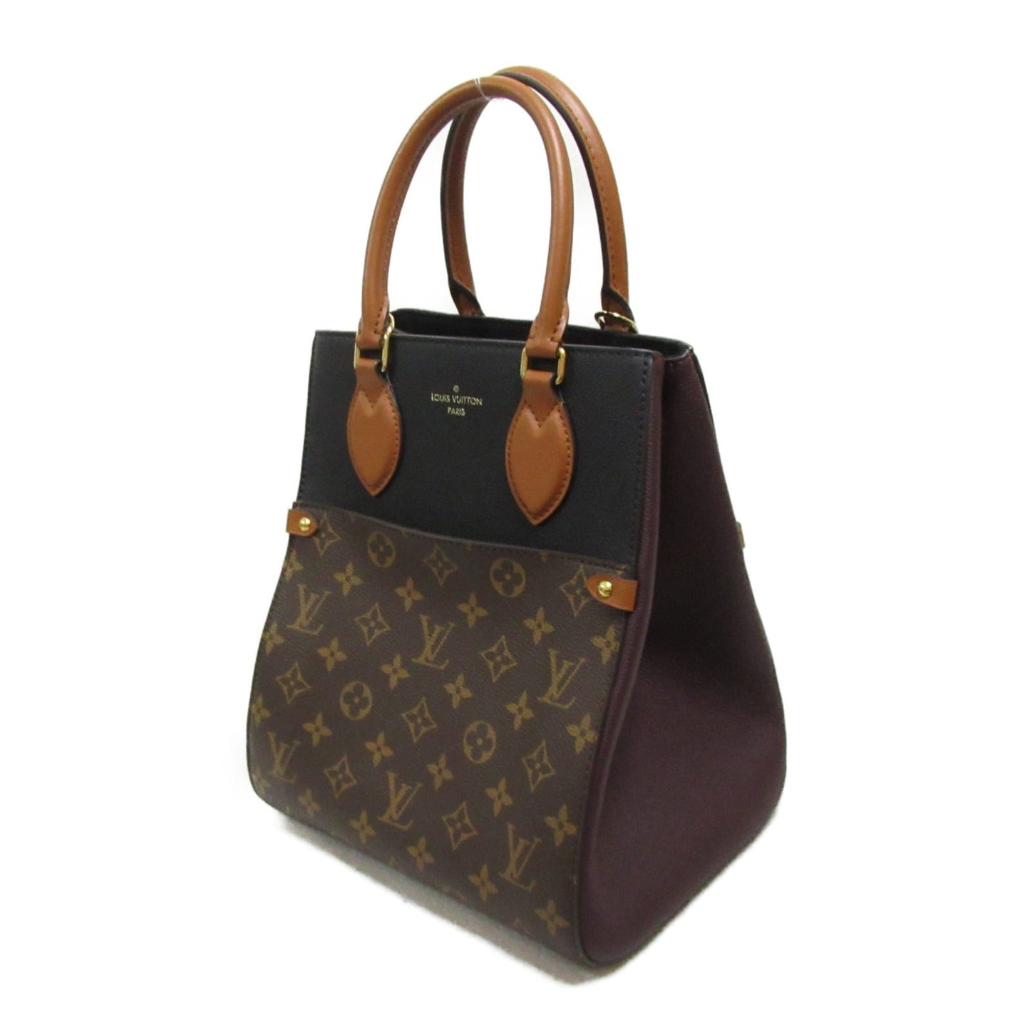 Louis Vuitton Fold Tote MM Shoulder Bag Brown M45409