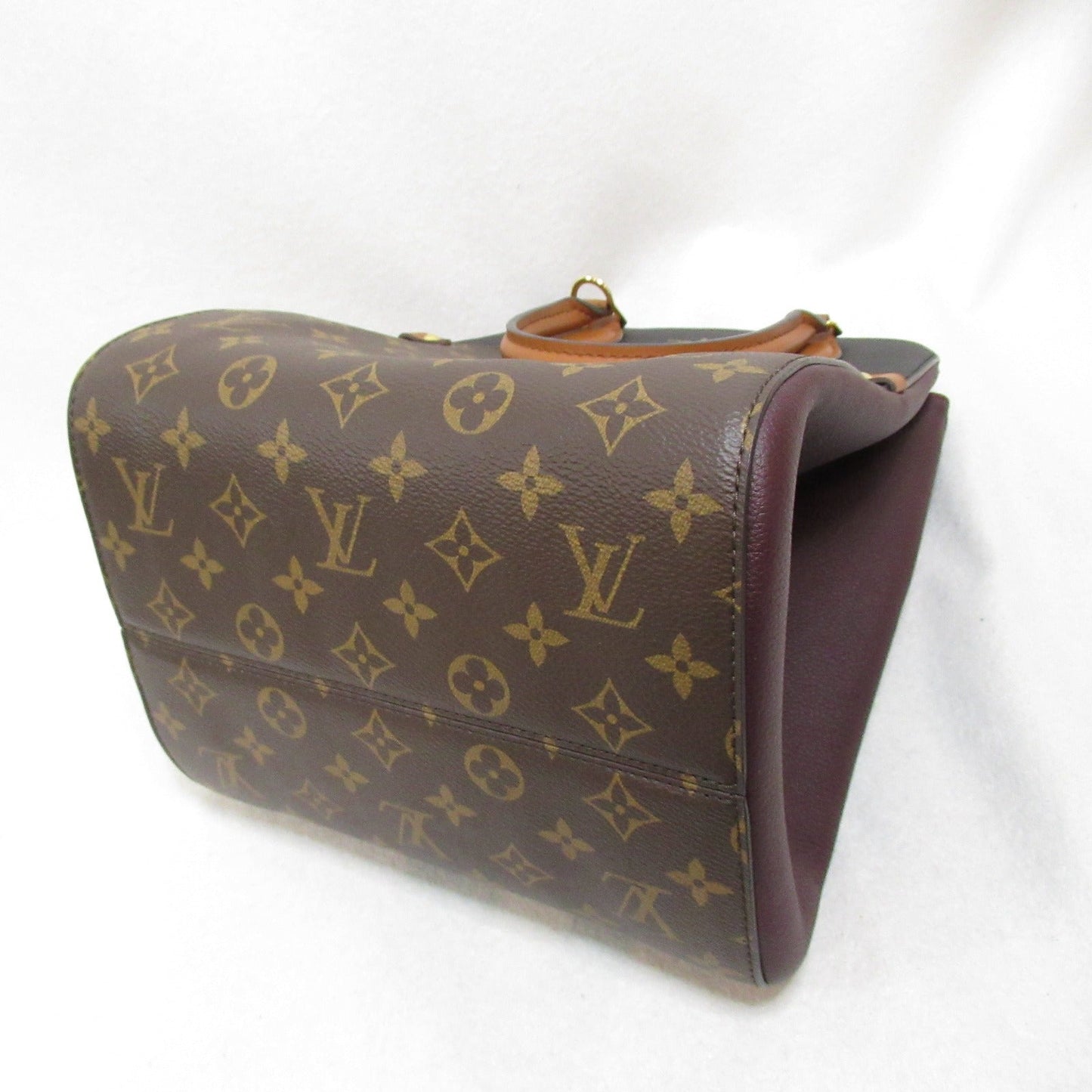 Louis Vuitton Fold Tote MM Shoulder Bag Brown M45409