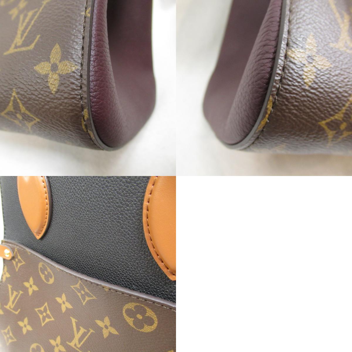 Louis Vuitton Fold Tote MM Shoulder Bag Brown M45409