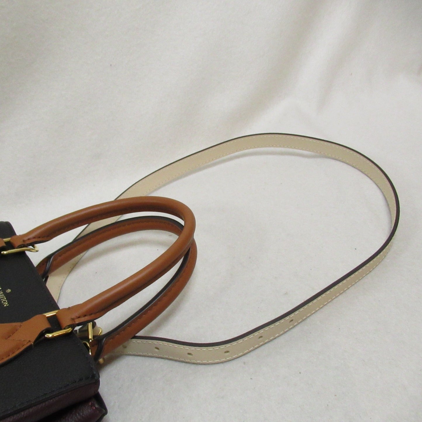 Louis Vuitton Fold Tote MM Shoulder Bag Brown M45409