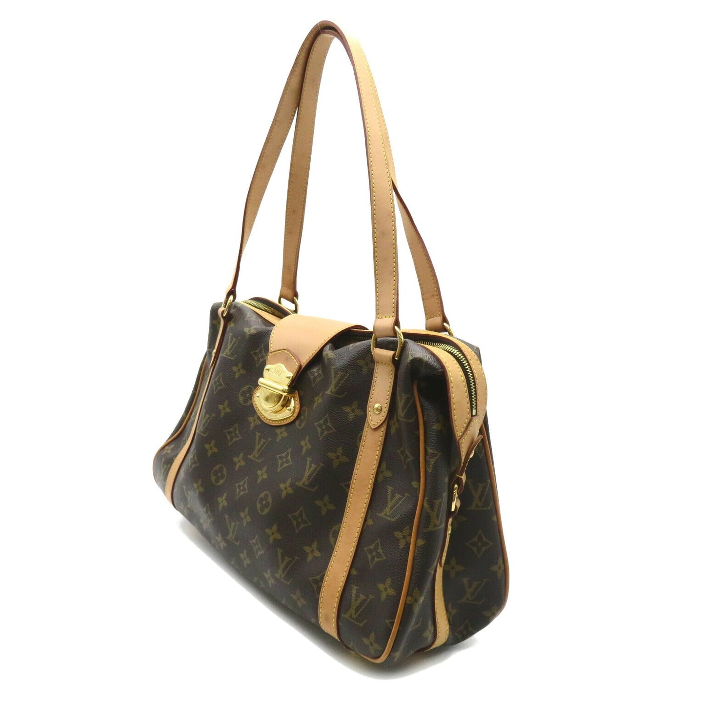 Louis Vuitton Stresa PM Shoulder Bag Brown