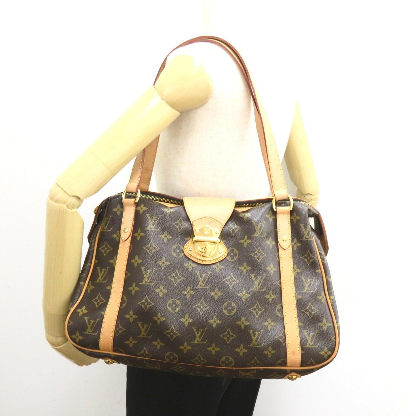 Louis Vuitton Stresa PM Shoulder Bag Brown