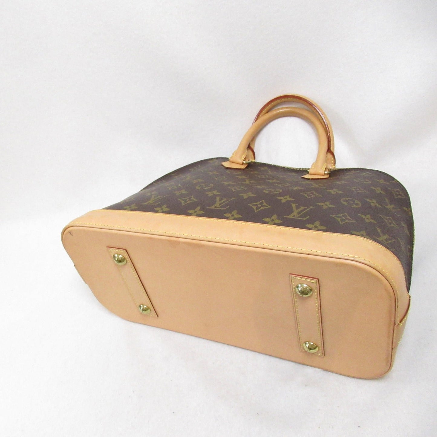 Louis Vuitton Alma Handbag Monogram Brown M40878