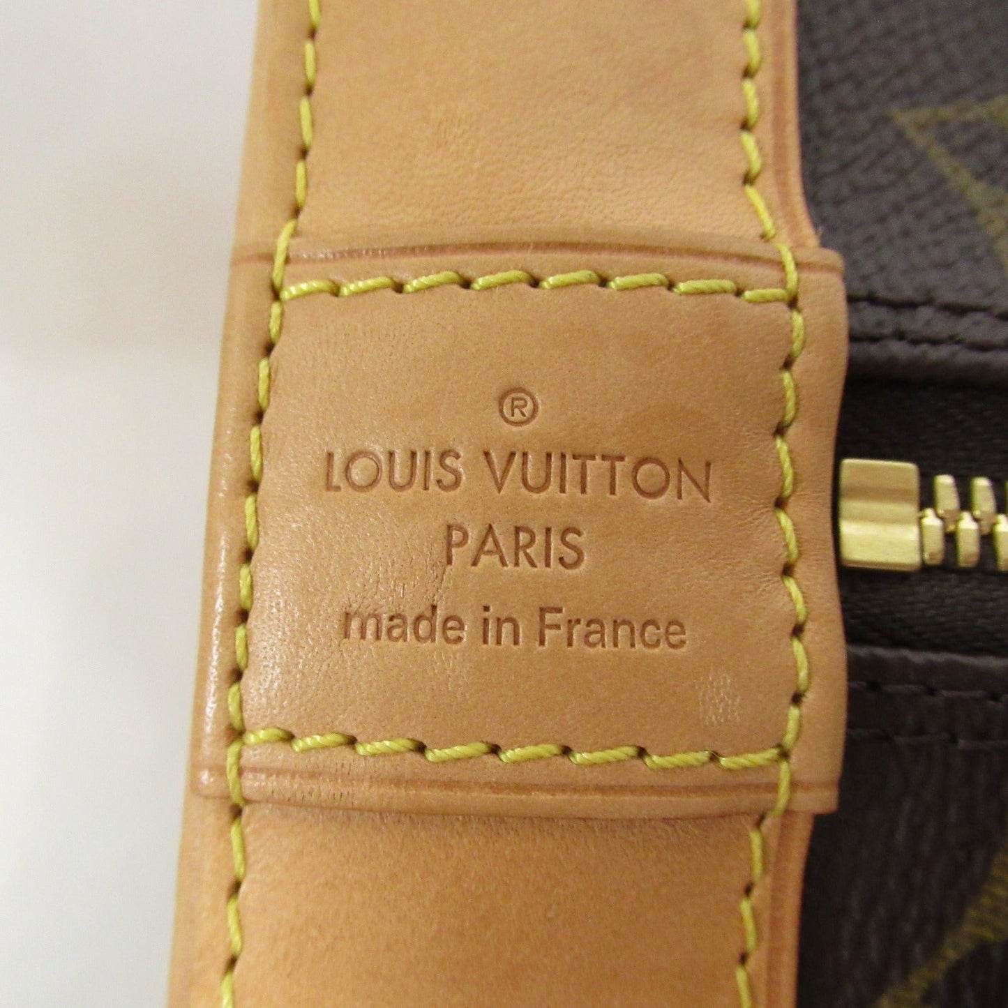 Louis Vuitton Alma Handbag Monogram Brown M40878