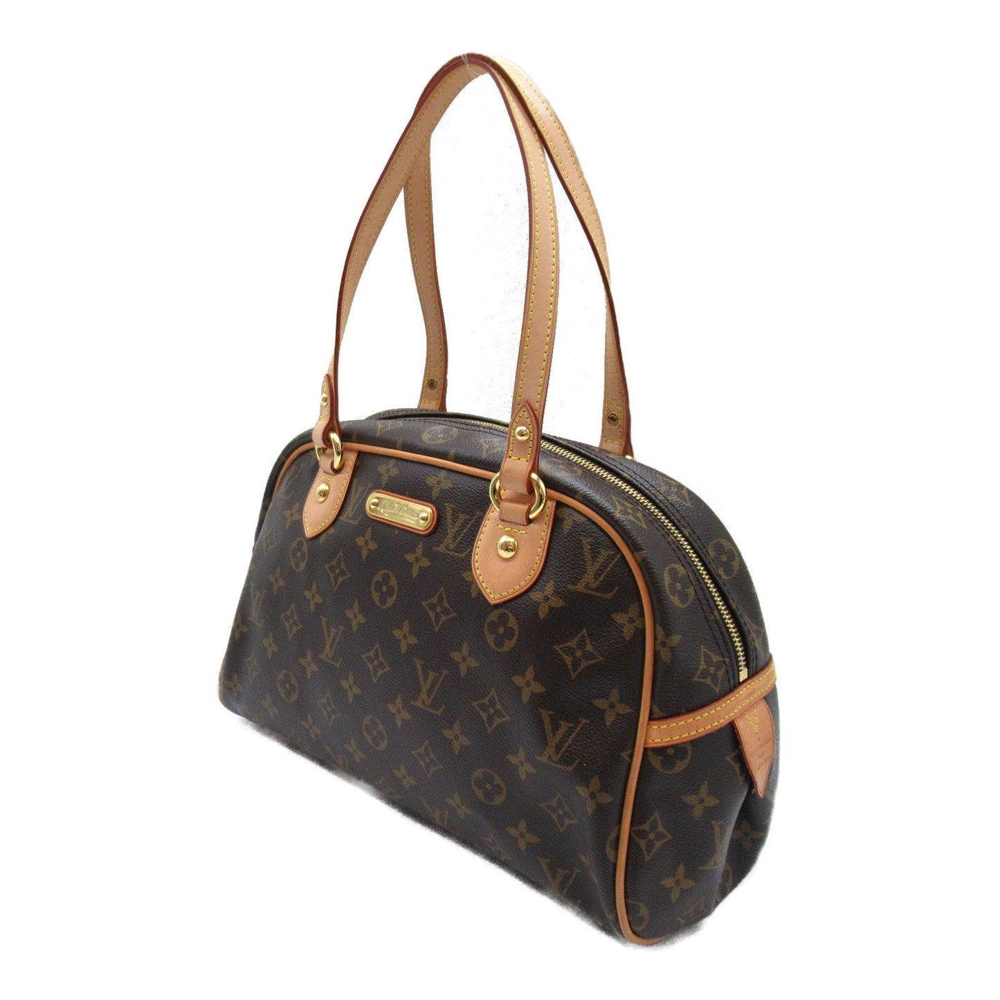 Louis Vuitton Montorgueil PM Shoulder Bag Brown