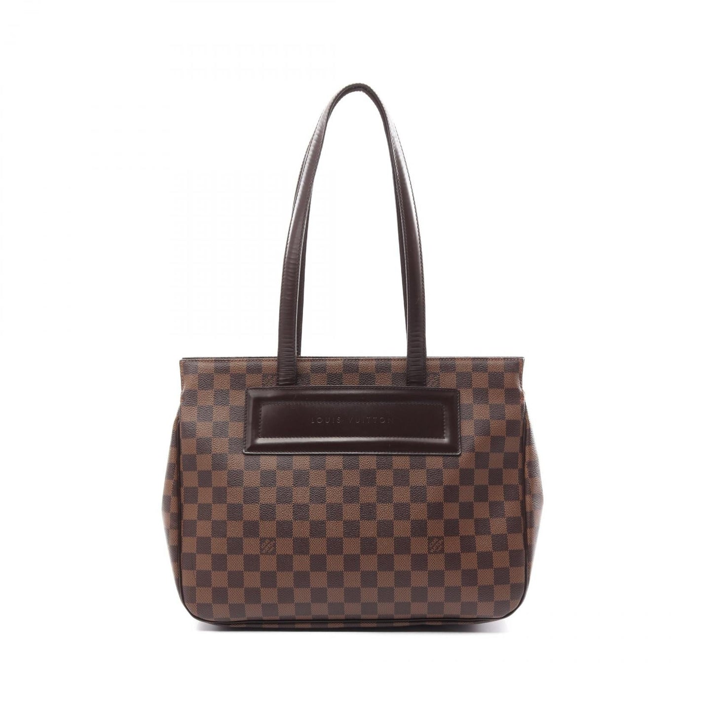 Louis Vuitton Damier Canvas Leather Tote Bag N51123