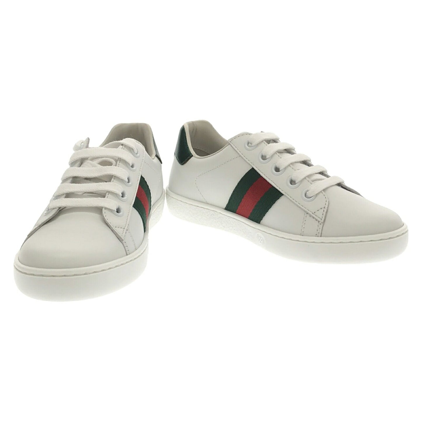 Luxury Gucci Trending 2025 Kids Leather Sneakers White