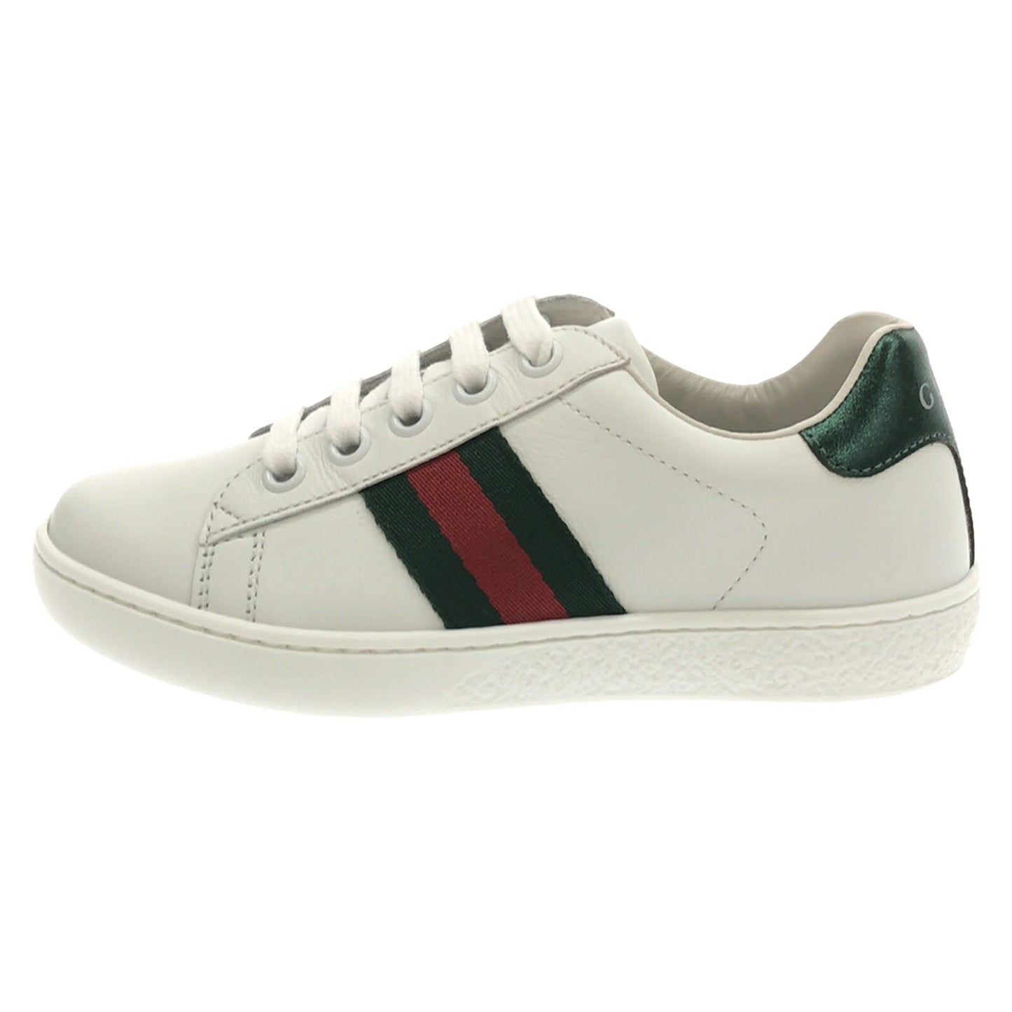 Luxury Gucci Trending 2025 Kids Leather Sneakers White