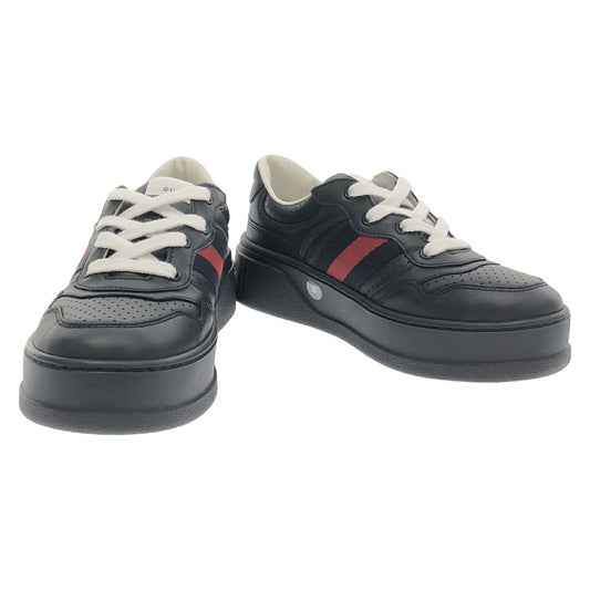 Luxury Gucci Trending 2025 Kids Leather Sneakers Navy