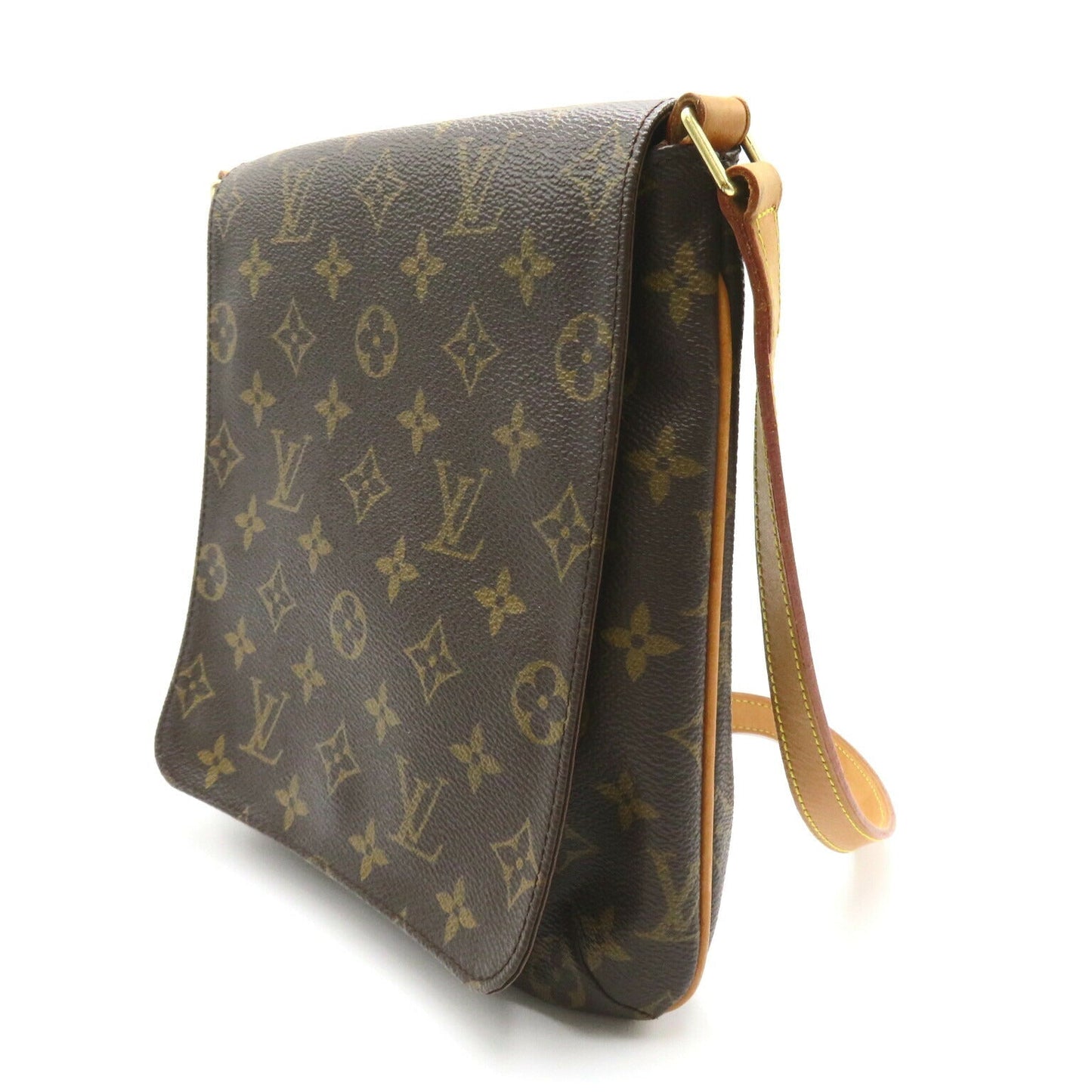Louis Vuitton Musette Salsa Short Shoulder Bag Brown