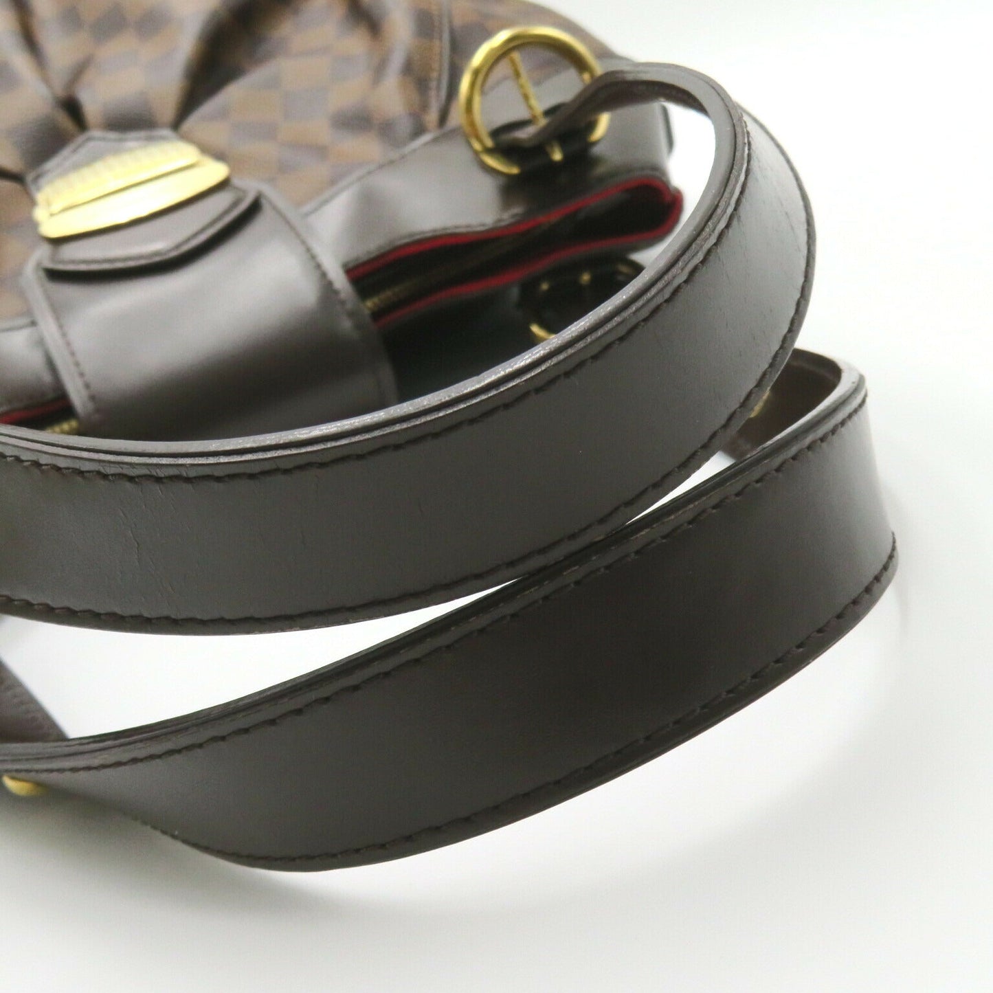 Louis Vuitton Sistina GM Shoulder Bag Brown