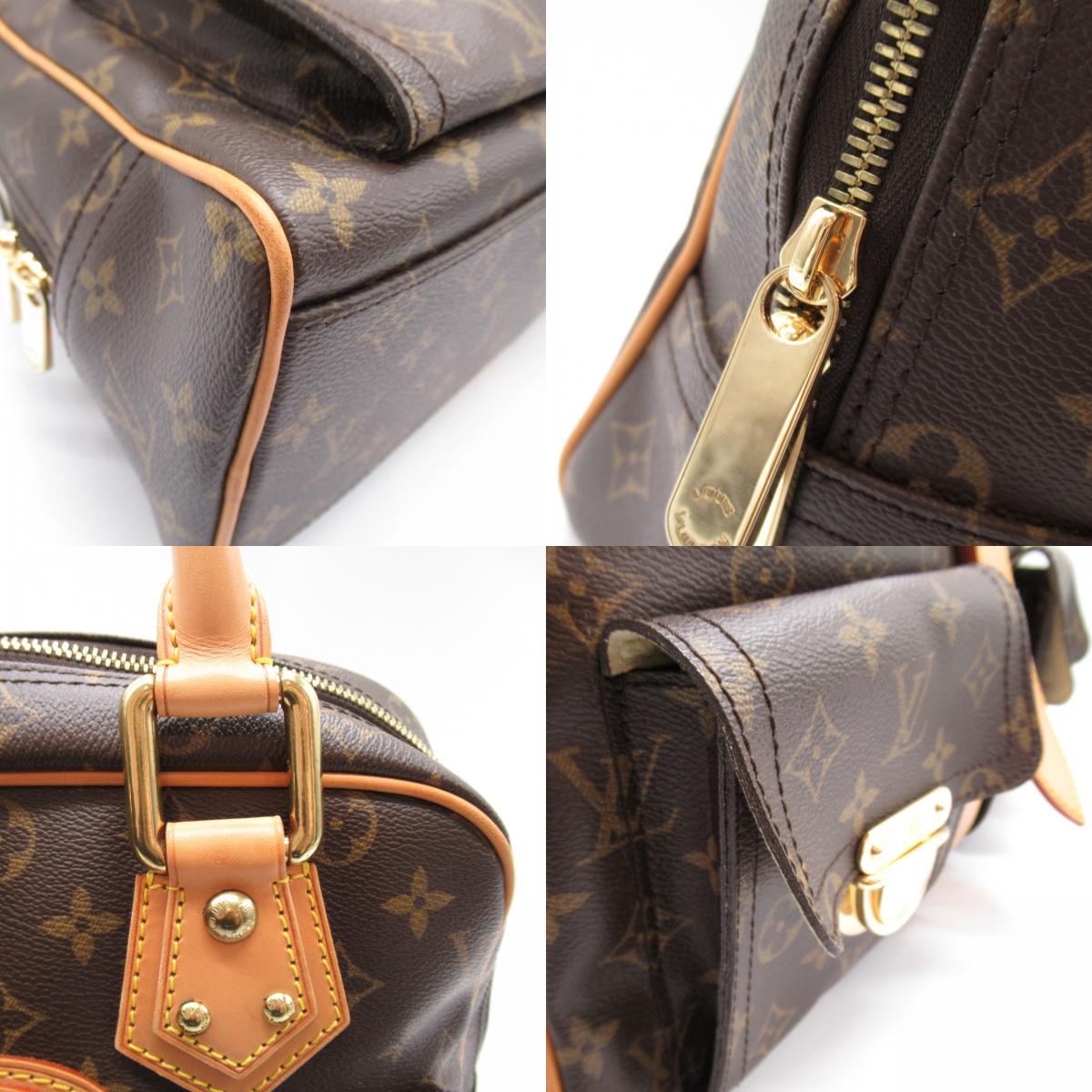 Louis Vuitton Manhattan GM Handbag Brown M40025