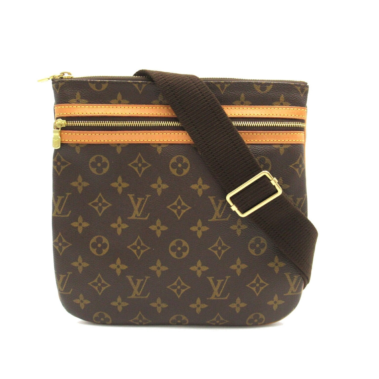Louis Vuitton Bosphore Pochette Shoulder Bag Brown