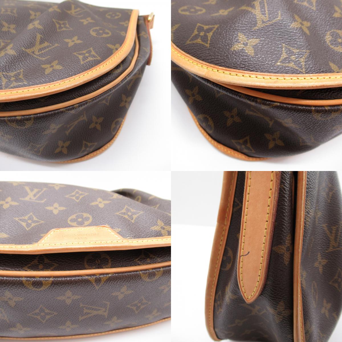 Louis Vuitton Monogram Shoulder Bag Brown M40473