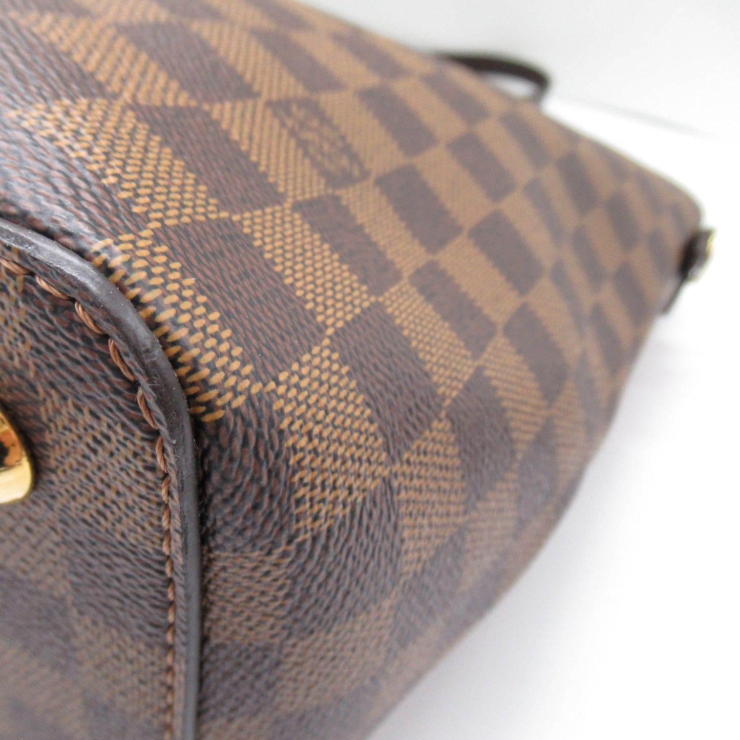 Louis Vuitton Damier Leather PVC Coated Canvas Shoulder Bag N44023
