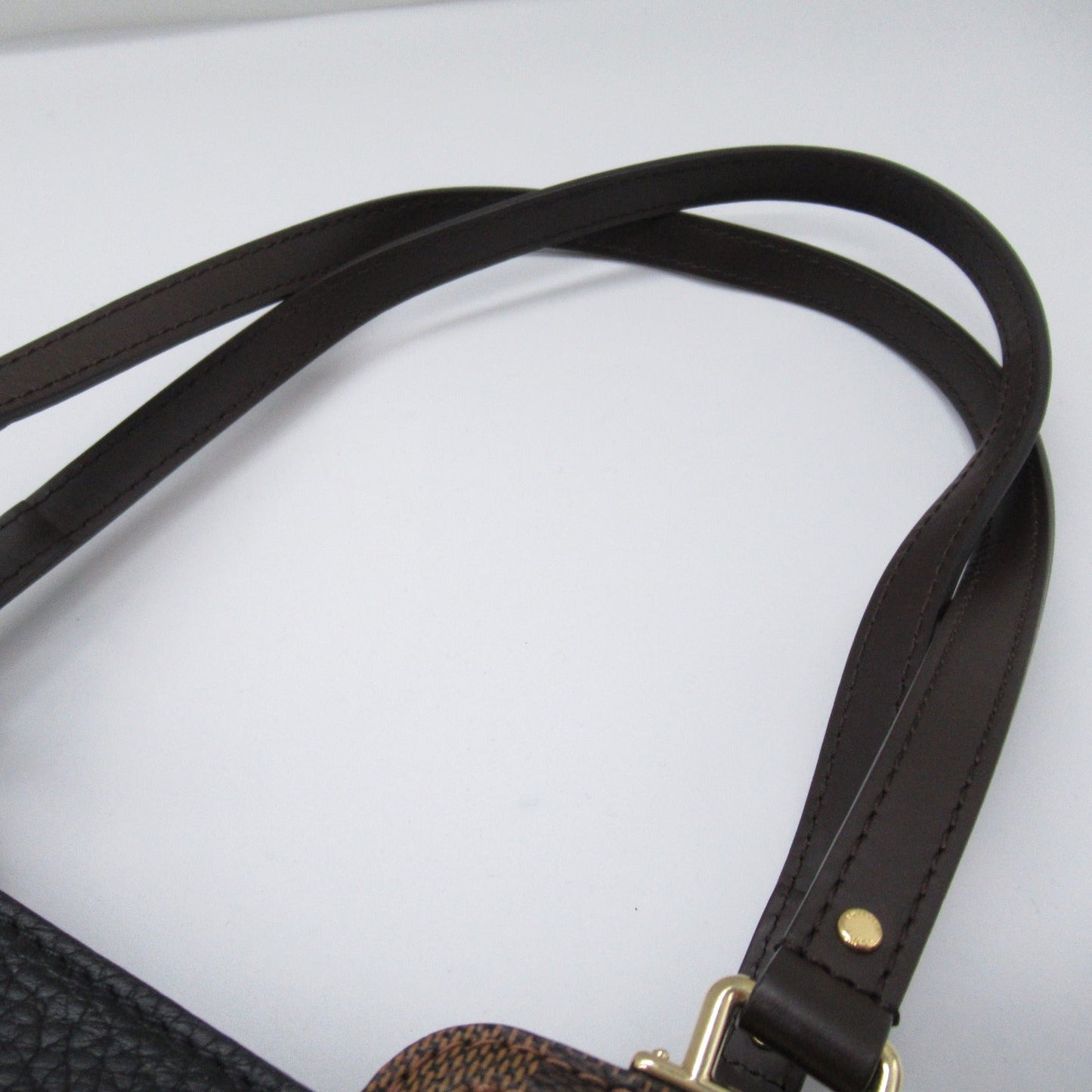 Louis Vuitton Damier Leather PVC Coated Canvas Shoulder Bag N44023