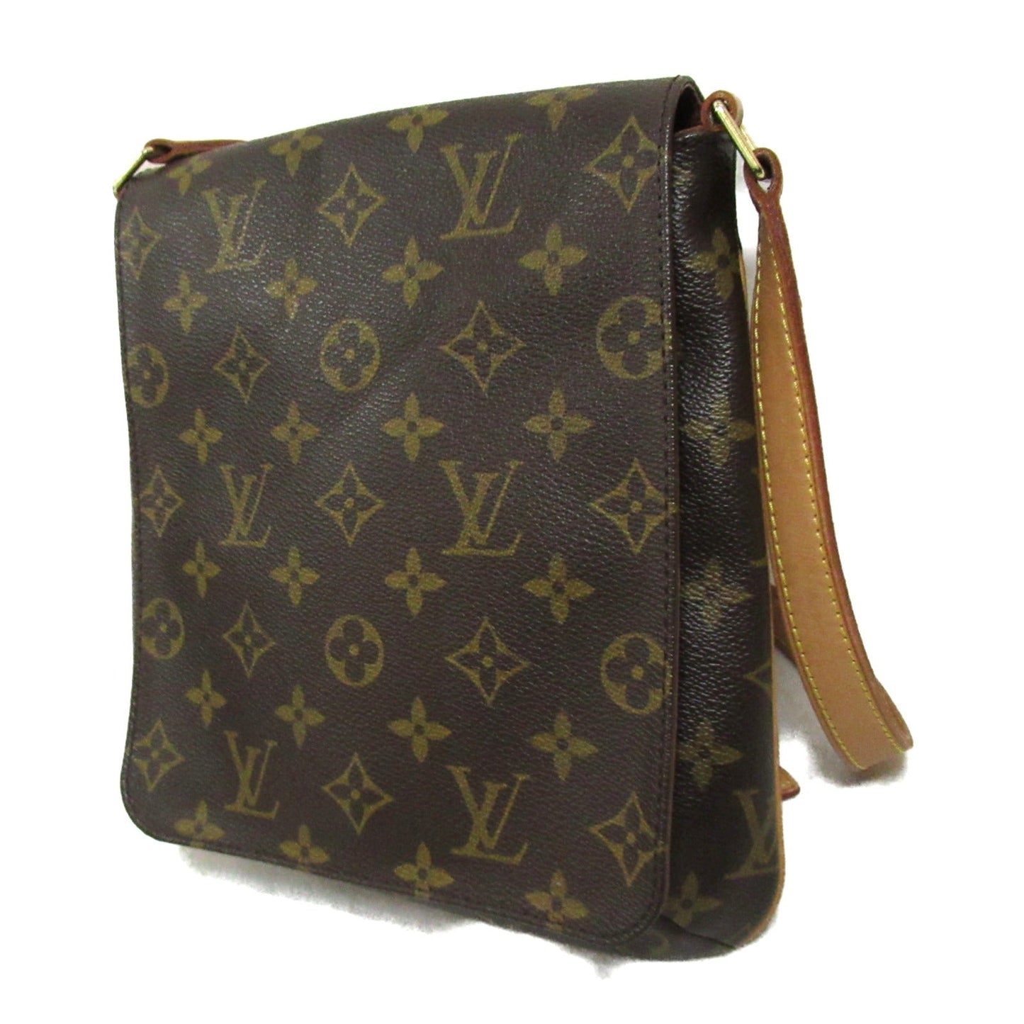 Louis Vuitton Musette Salsa Long Shoulder Bag Brown