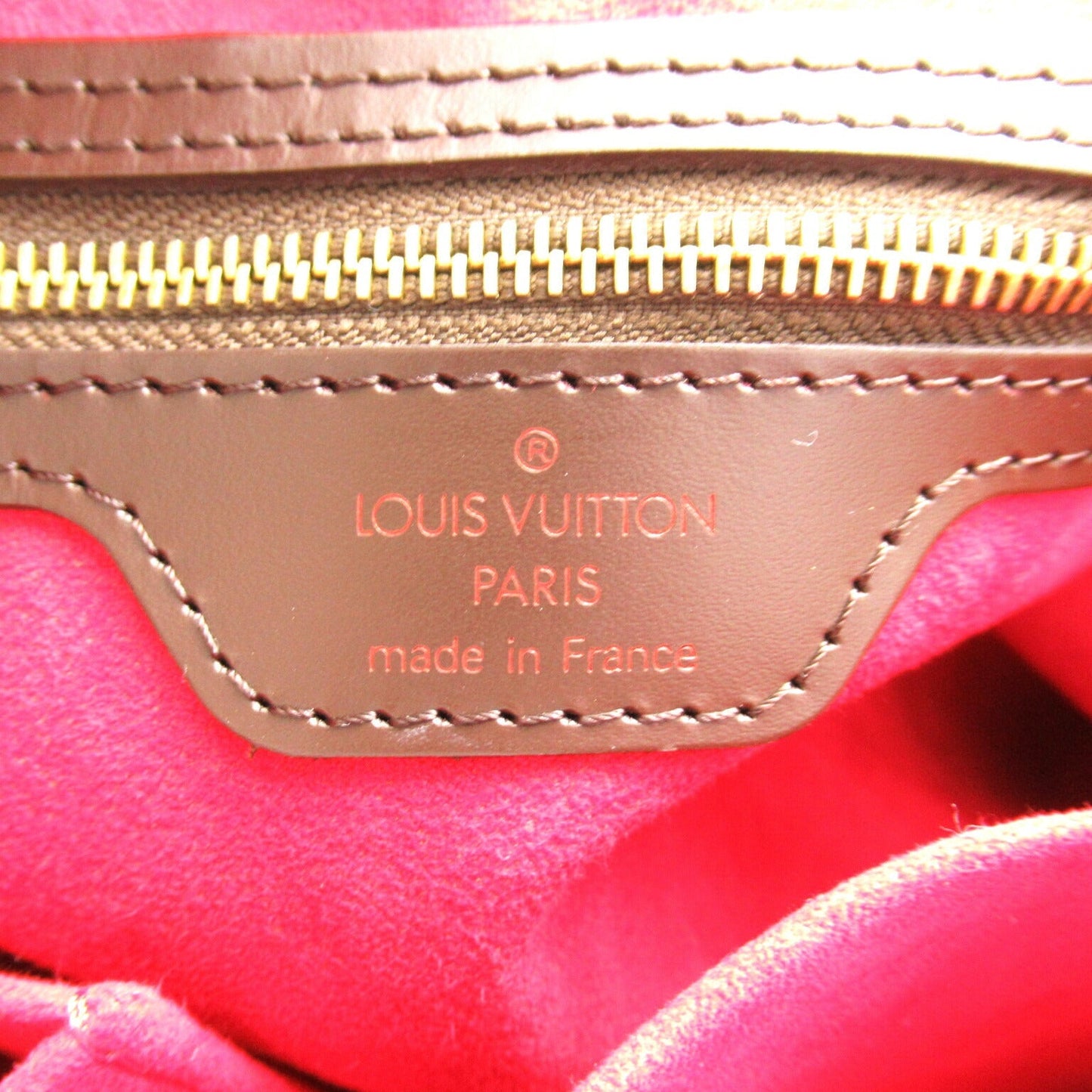 Louis Vuitton Damier Hampstead Tote Bag Brown