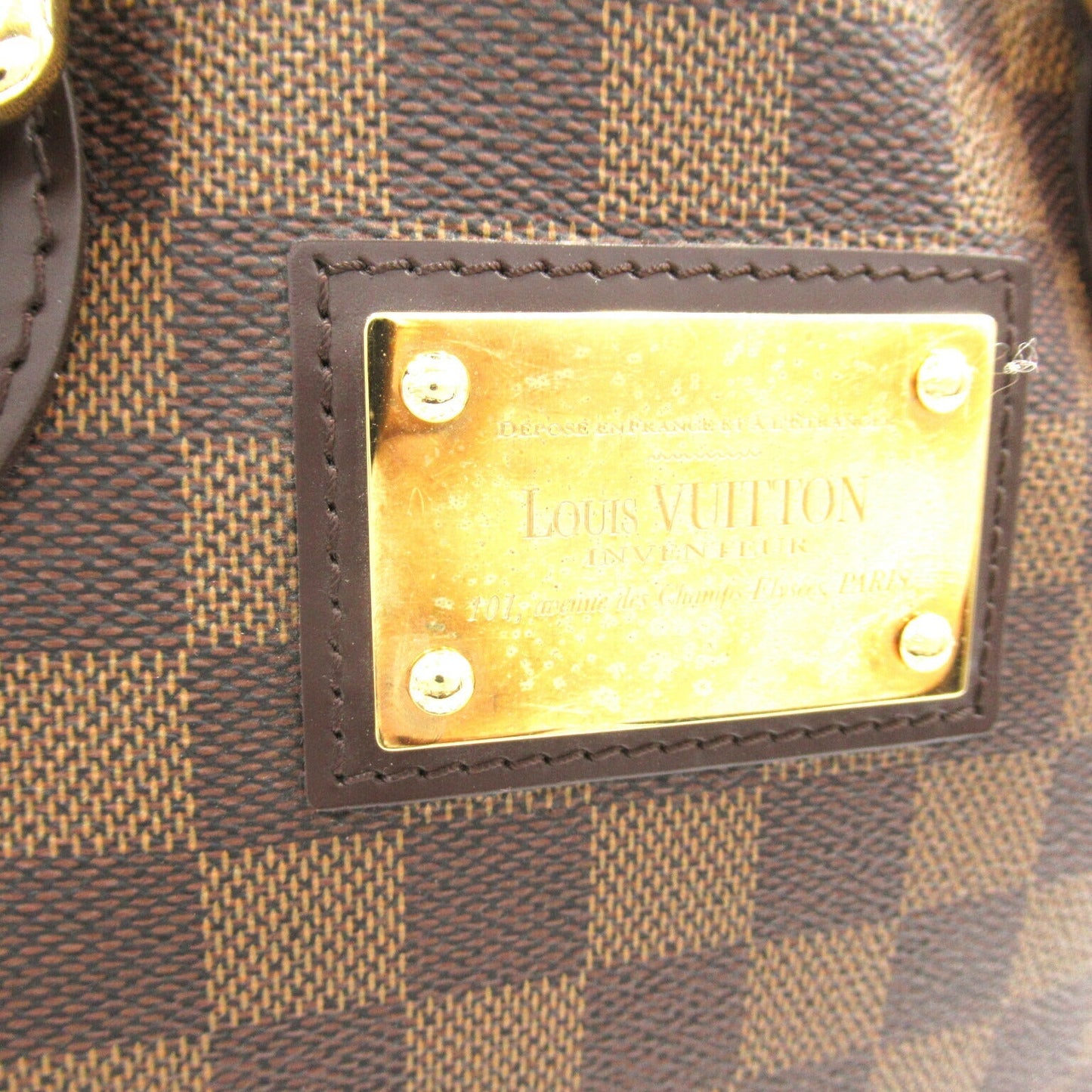 Louis Vuitton Damier Hampstead Tote Bag Brown