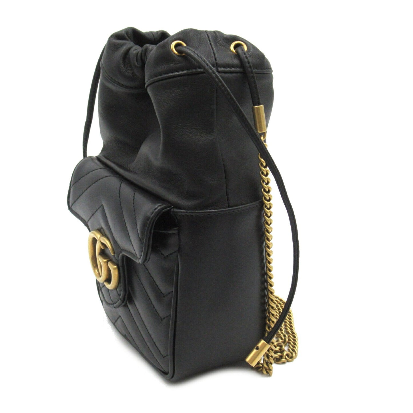 Luxury Gucci Trending 2025 GG Marmont Mini Bucket Shoulder Bag