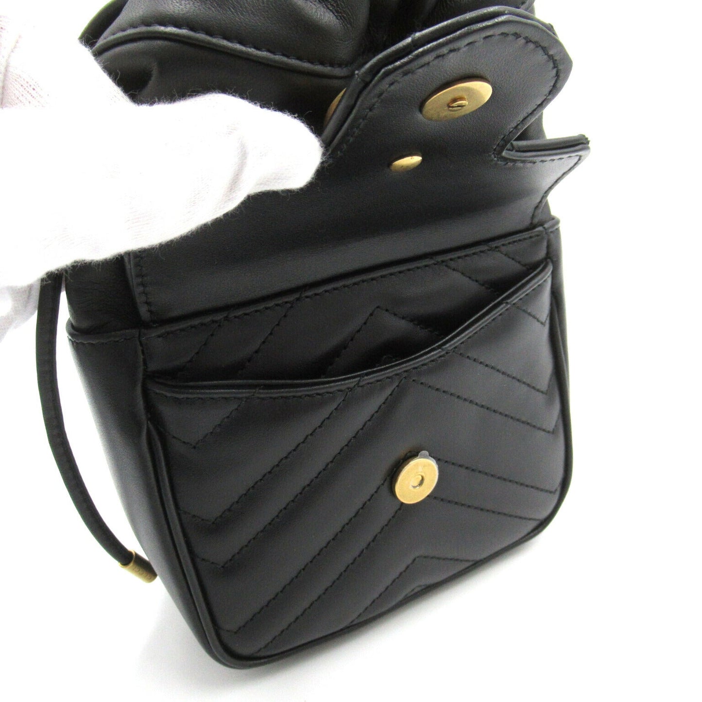 Luxury Gucci Trending 2025 GG Marmont Mini Bucket Shoulder Bag